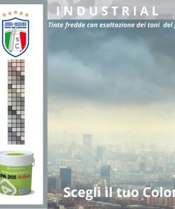 Finitura protettiva riempitiva PA 202 ACTIVE colore 365-Gamma Industrial1 14 lt-Fassa Bortolo