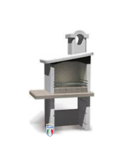 Barbecue in muratura Sarom Enna-114x64xh197,5 cm